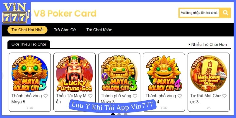 Những lưu ý khi tải app Vin777 bạn cần nắm 